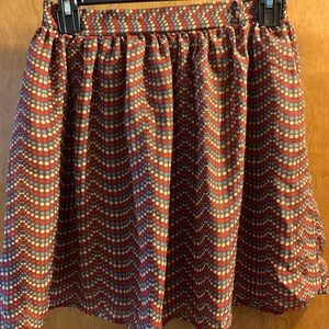 Fall colors skirt. Pairs great with tights